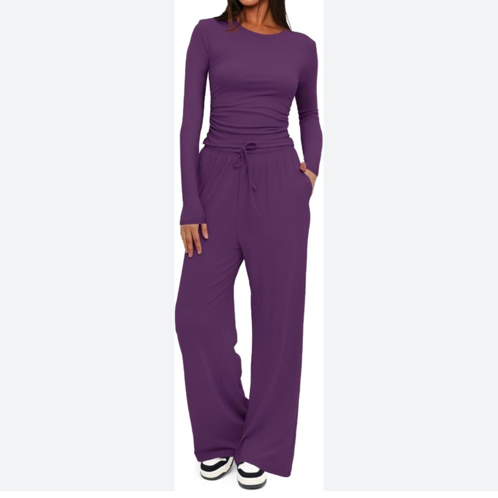 Darong Women’s Two-Piece Outfit | purple | S